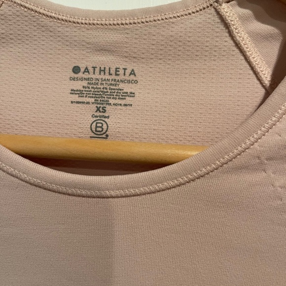 Athleta Women's Light Pink Long Sleeve Tee XS - Picture 2 of 4